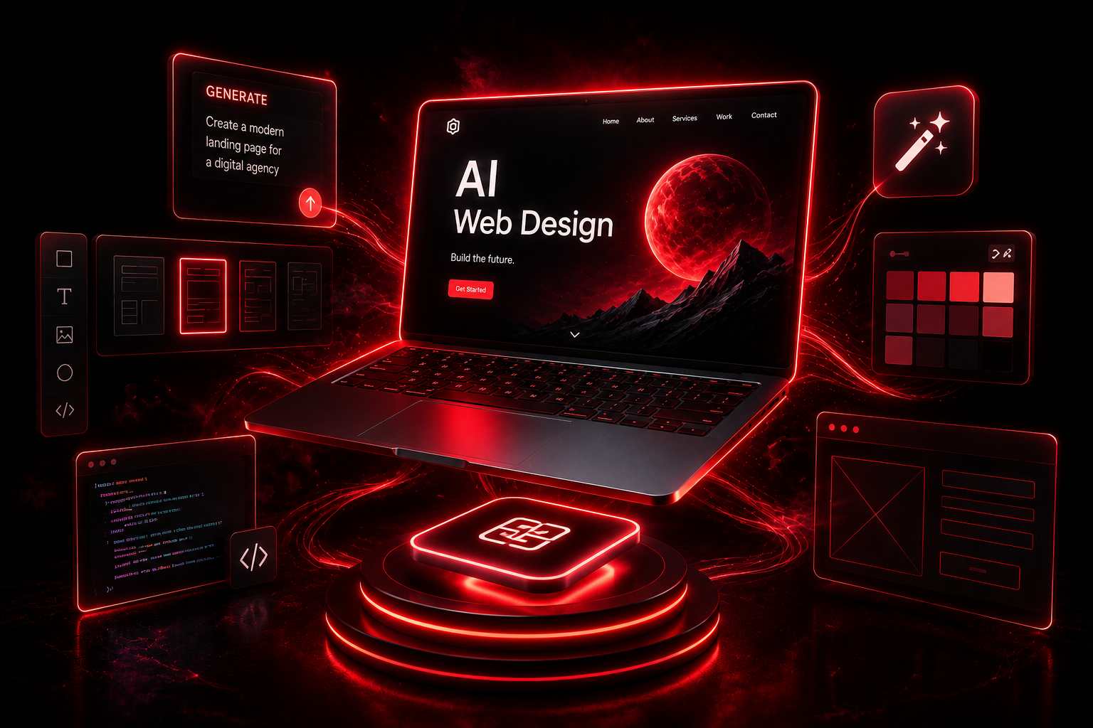 بهترین ابزار هوش مصنوعی برای طراحی‌ وب‌ سایت