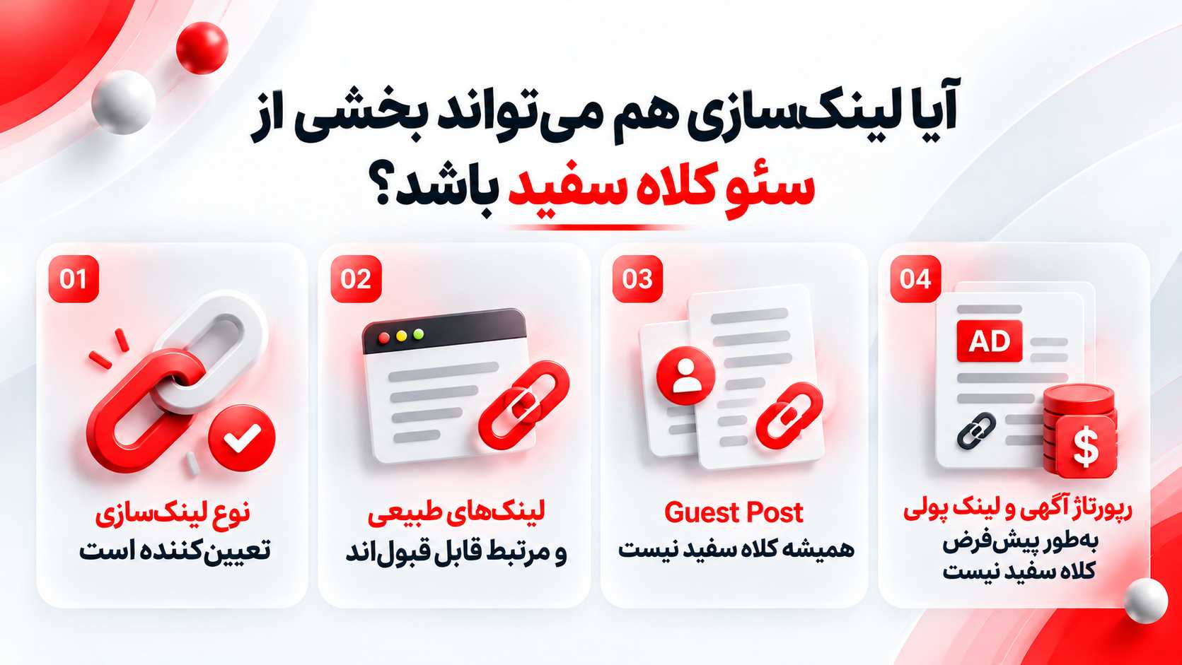آیا لینکسازی هم میتواند بخشی از سئو کلاه سفید باشد؟